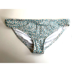 UK Style by French Connection Womens Bikini Bottom Size XL Blue Floral New